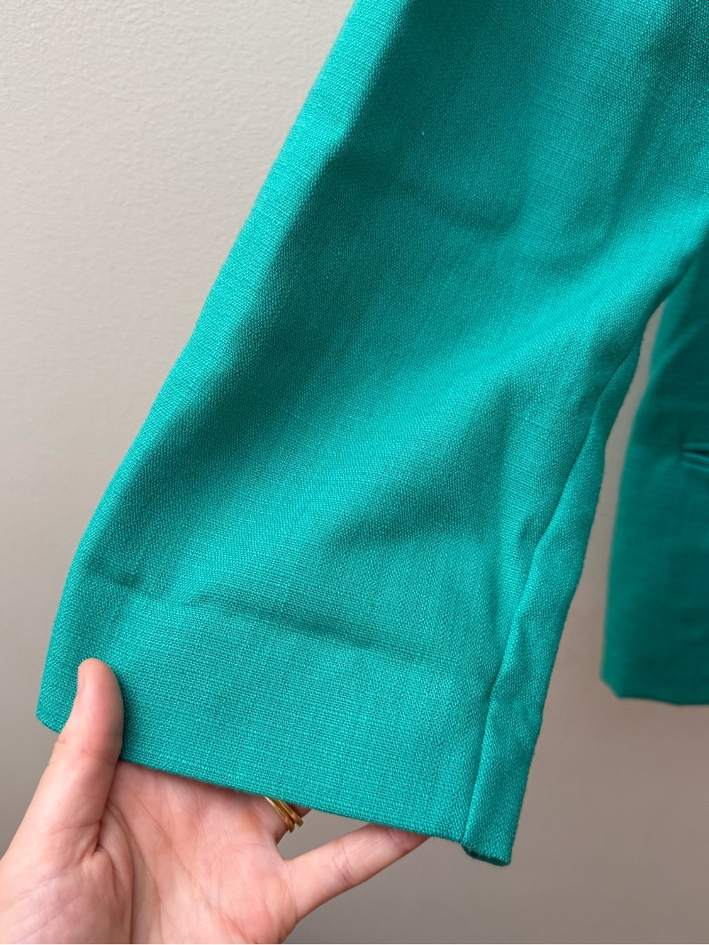 Sag Harbor Teal Single-Button Blazer - Picture 4 of 9